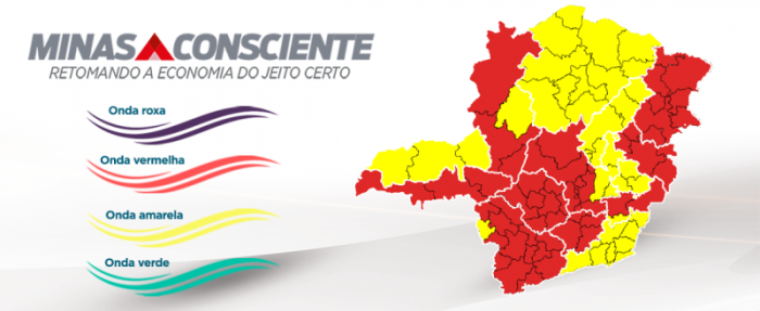 Norte e Sudeste têm melhora nos indicadores e avançam para a onda amarela do Minas Consciente