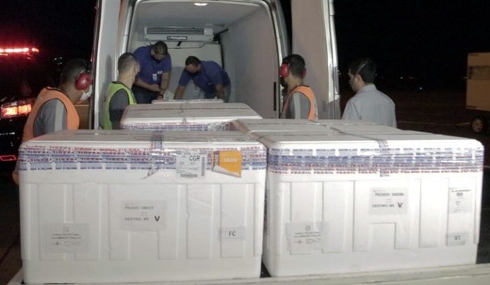 Mato Grosso do Sul recebe 21º lote de vacina contra COVID-19 nesta quinta-feira