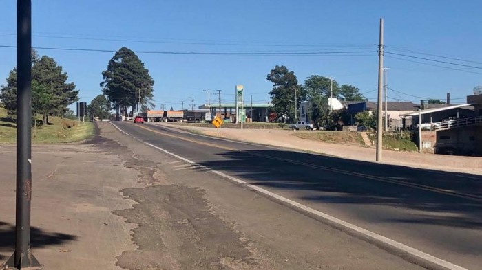 Esta é a primeira obra de duplicação da rodovia, das seis previstas no contrato (Foto: Diones Roberto Becker)