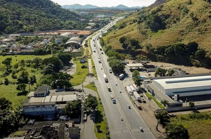 Trecho da rodovia BR-262, no Espírito Santo - Reprodução/Presidência da República