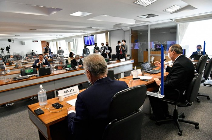 O presidente da CPI da Pandemia, senador Omar Aziz (PSD-AM), decidiu adiar a votação de requerimentos - Waldemir Barreto/Agência Senado