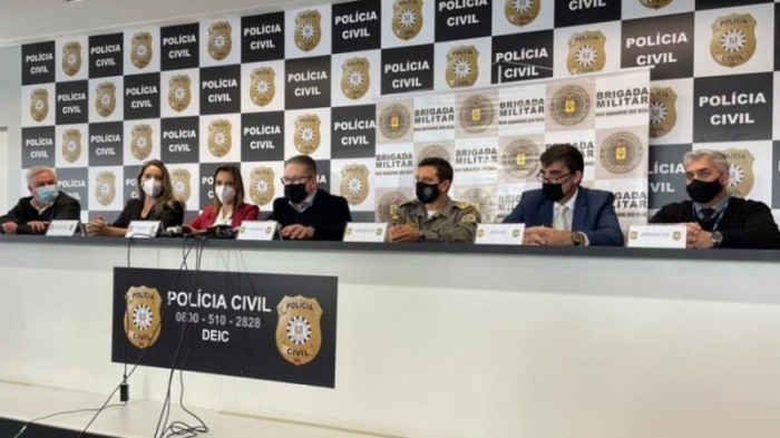 Em entrevista coletiva foi destacado que prisões foram resultado de operação integrada entre as forças de segurança do Estado - Foto: Carlos Vogt / Polícia Civil