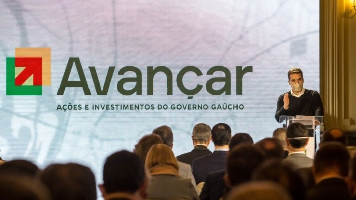 Leite detalhou o Avançar, resultado de um ambicioso programa de reformas estruturais construído em diálogo com a sociedade - Foto: Gustavo Mansur/Palácio Piratini