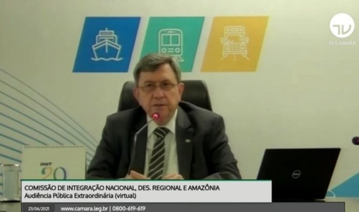 General Santos Filho: falta de rodovia dificultou transporte de oxigênio - (Foto: Reprodução / TV Câmara )