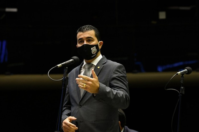 O deputado federal Luis Miranda, que depõe à CPI junto com o irmão, servidor do Ministério da Saúde - Edilson Rodrigues/Agência Senado