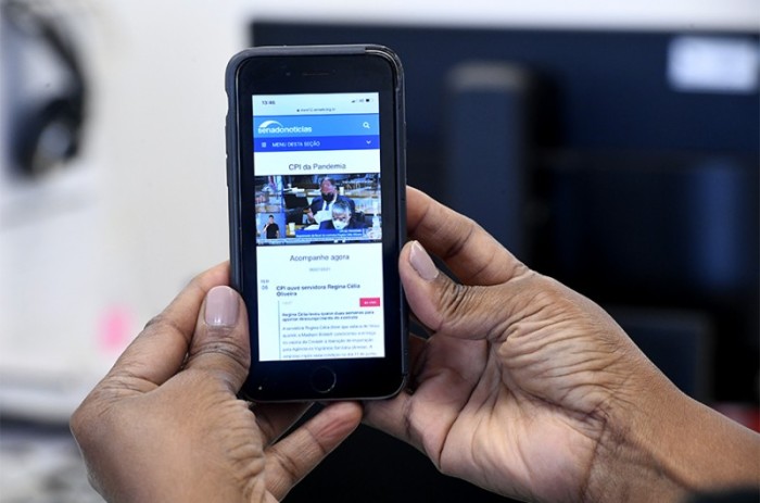 O microblog fica hospedado na página Senado Notícias - Jefferson Rudy/Agência Senado