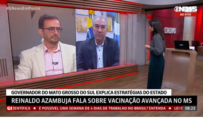 Reinaldo Azambuja diz que parceira e incentivo às prefeituras são decisivas no avanço da vacinação em MS