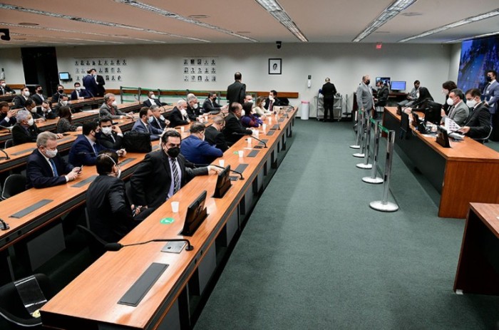 Plenário da CMO durante a instalação do colegiado, na quarta-feira - Pedro França/Agência Senado
