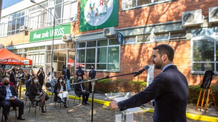 Conforme Leite, um local para a Uergs simboliza o compromisso do governo com a política pública de inovação - Foto: Gustavo Mansur / Palácio Piratini