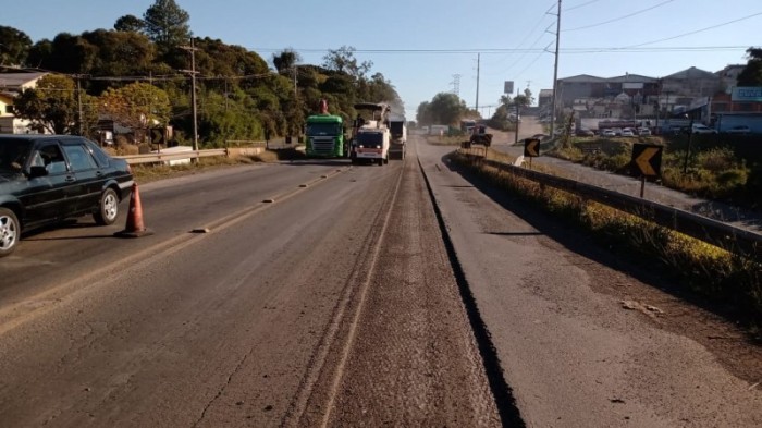 Serviços vão renovar 11 quilômetros da rodovia - Foto: Divulgação Daer