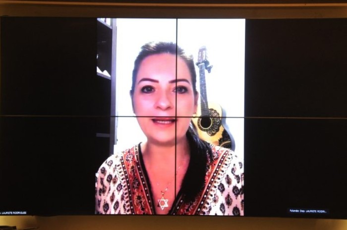 Deputada Lauriete, relatora do projeto de lei - (Foto: Gustavo Sales/Câmara dos Deputados)