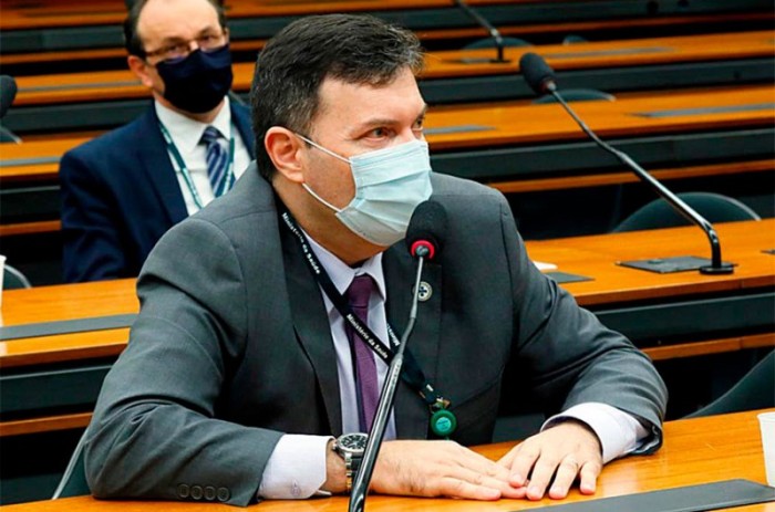 Bastante mencionado em depoimentos anteriores à CPI, coronel Marcelo Blanco esteve presente em jantar, em restaurante em Brasília, onde teria ocorrido pedido de propina por doses da AstraZeneca - Najara Araujo/Câmara dos Deputados