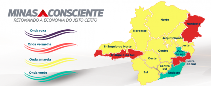 Incidência da covid-19 cai 23% em Minas e indicador de complicações pela doença atinge o menor patamar desde o início do ano