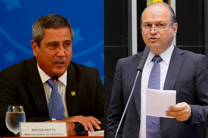 Ministro Walter Braga Netto e deputado Ricardo Barros: CPI busca informações sobre cloroquina e compra de vacina - Marcello Casal Jr/Agência Brasil e Pablo Valadares/Câmara dos Deputados