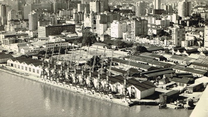 Formato do porto como se conheceu nas últimas décadas foi finalizado em 1962. - Foto: Divulgação Portos RS