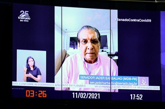 Jader Barbalho, autor da proposta: "Acesso digital deve ser considerado um direito fundamental do cidadão" - Pedro França/Agência Senado