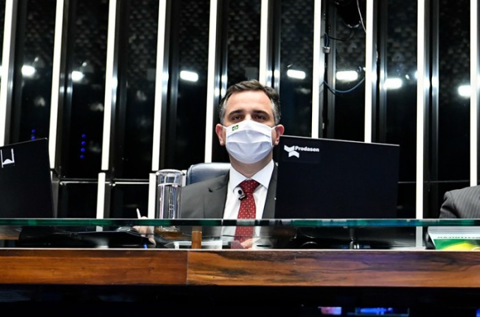 O Presidente do Senado, Rodrigo Pacheco, defendeu a busca do consenso e do diálogo como um caminho para o Brasil. - Waldemir Barreto/Agência Senado