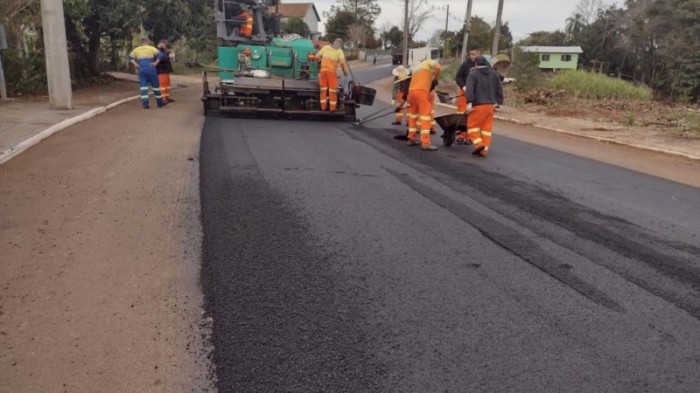 Melhorias na travessia urbana de Esperança do Sul serão concluídas nesta semana - Foto: Divulgação Daer