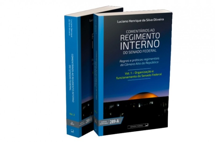 Publicada em dois volumes, a obra é um estudo aprofundado e teórico das normas regimentais, dos motivos das soluções adotadas e dos ritos e incidentes usados no processo legislativo do Senado - Divulgação