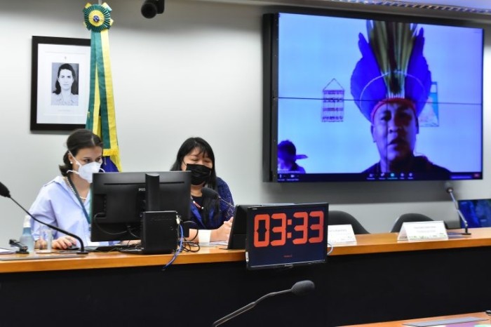 Audiência reuniu lideranças indígenas da Raposa Serra do Sol - (Foto: Reila Maria/Câmara dos Deputados)