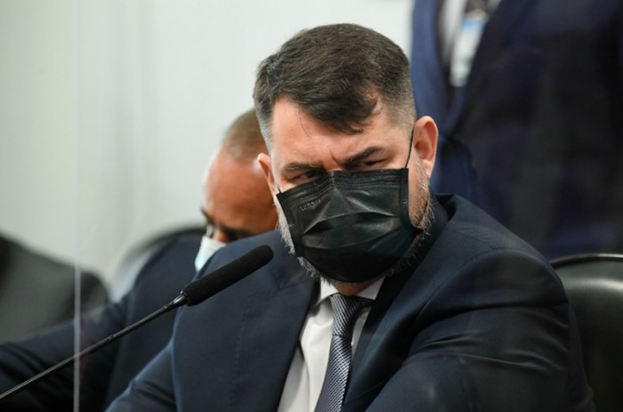 Na maioria das perguntas, Túlio Silveira optou pelo direito ao silêncio para não se incriminar, amparado por habeas corpus do STF - Jefferson Rudy/Agência Senado