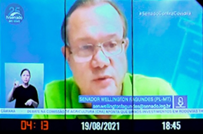 Senador Wellington Fagundes (PL-MT) lembrou que essas empresas geram mais de 70% dos empregos no Brasil - Agência Senado