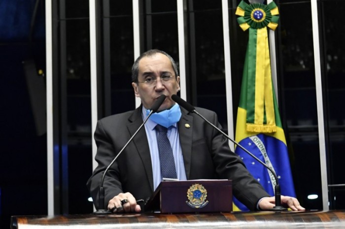 Senador Jorge Kajuru (Podemos-GO) disse que o Editorial manifesta preocupação com as manifestações programadas para o dia 7 de setembro - Waldemir Barreto/Agência Senado