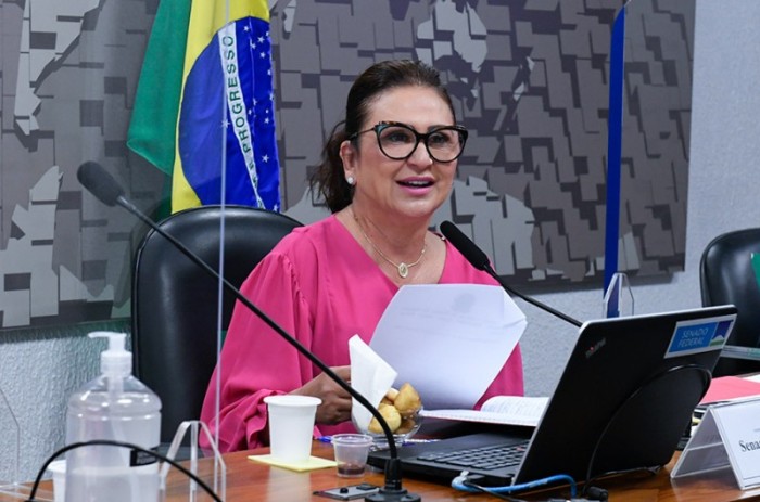 A senadora Kátia Abreu (PP-TO), presidente da Comissão de Relações Exteriores, organizou o ciclo de debates - Roque de Sá/Agência Senado