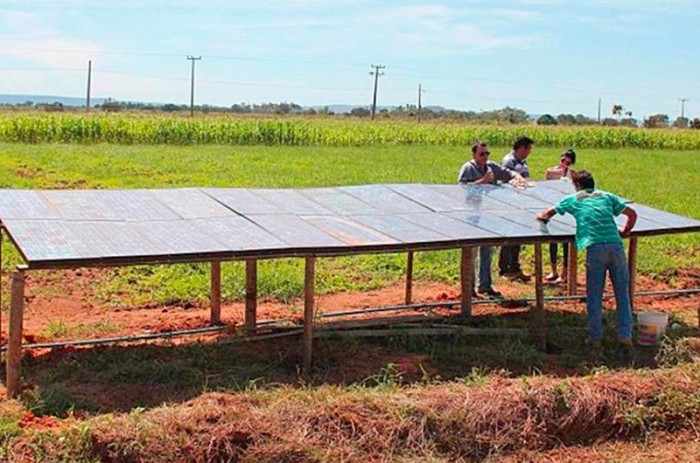 Instalação de kits de energia solar em assentamento no Tocantins - Arquivo/SEAGRO