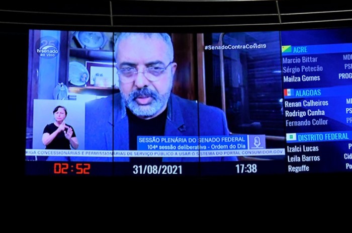 O senador afirmou que essa medida provisória prejudica os trabalhadores e não deveria ser votada - Waldemir Barreto/Agência Senado