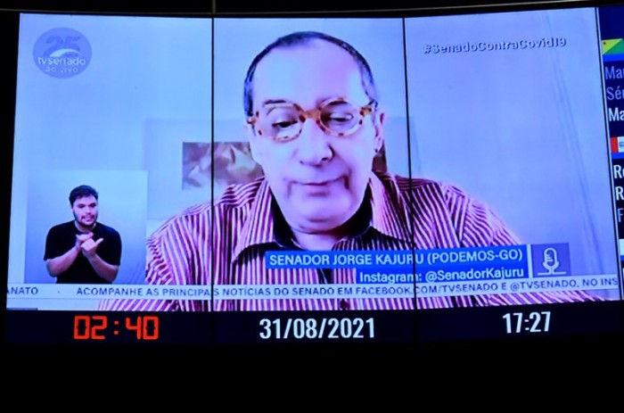 O senador criticou os que pretendem se apropriar da data com manifestações antidemocráticas, discursos de ódio e afrontas às instituições - Waldemir Barreto/Agência Senado