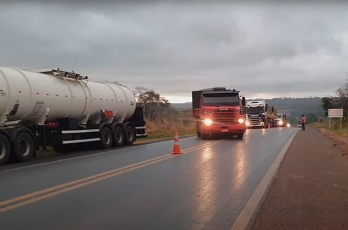 A paralisação começou na quarta-feira (8) - Reprodução/Domínio Rural