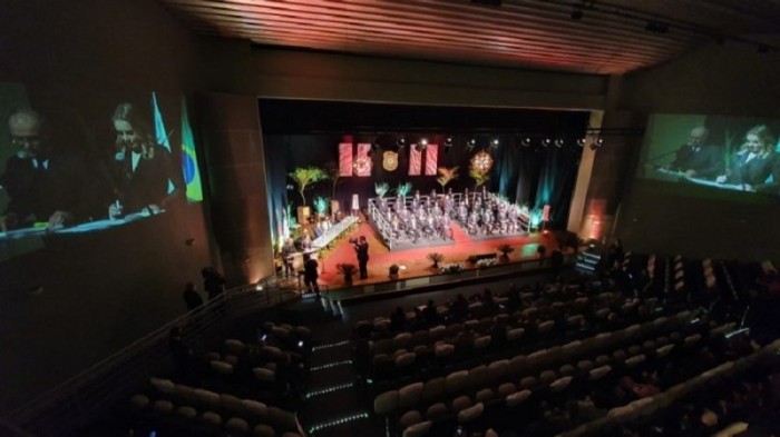 Na segunda formatura de delegados realizada durante a pandemia, participaram apenas formandos e autoridades - Foto: Grégori Bertó/Ascom SSP