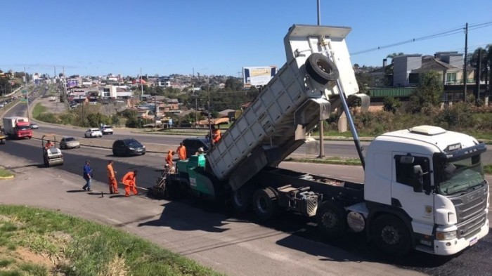 Intervenções na ERS-122 abrangem nove quilômetros entre Caxias do Sul e Farroupilha - Foto: Divulgação Daer