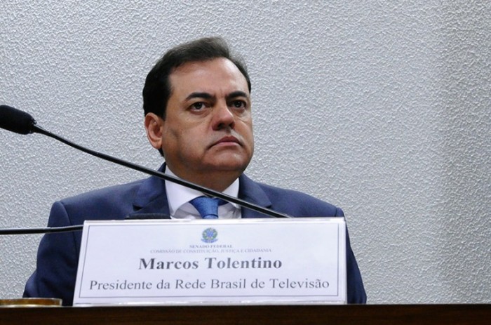 O empresário Marcos Tolentino em audiência pública no Senado, em 2014 - Edilson Rodrigues/Agência Senado