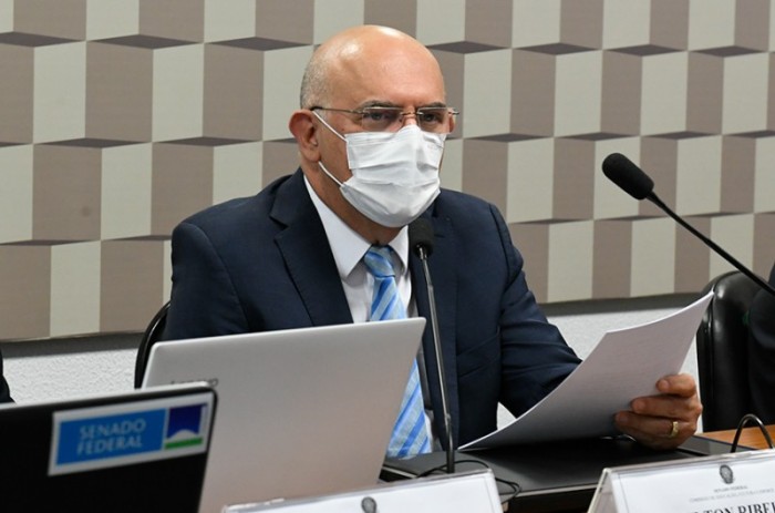 O ministro da Educação, Milton Ribeiro, disse que foi mal interpretado em sua defesa do ensino técnico - Roque de Sá/Agência Senado