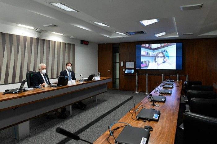 Jaques Wagner, Acir Gurgacz e Zenaide Maia na reunião conjunta de CRA e CMA nesta quinta