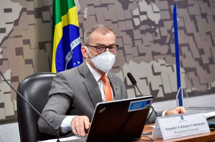 O debate sobre presidido pelo senador Fabiano Contarato (REDE-ES) - Leopoldo Silva/Agência Senado