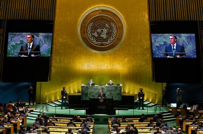 Em discurso na ONU, Bolsonaro defendeu o tratamento precoce da covid-19 - Alan Santos/PR
