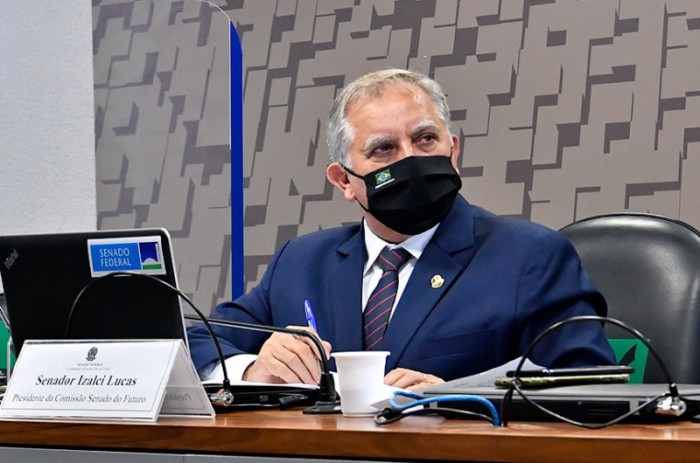 O presidente da CSF, Izalci Lucas, em reunião do colegiado, em agosto - Waldemir Barreto/Agência Senado