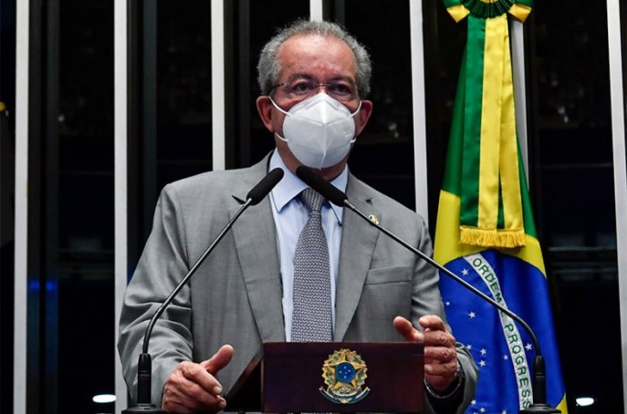 José Aníbal em sessão semipresencial do Senado - Waldemir Barreto/Agência Senado