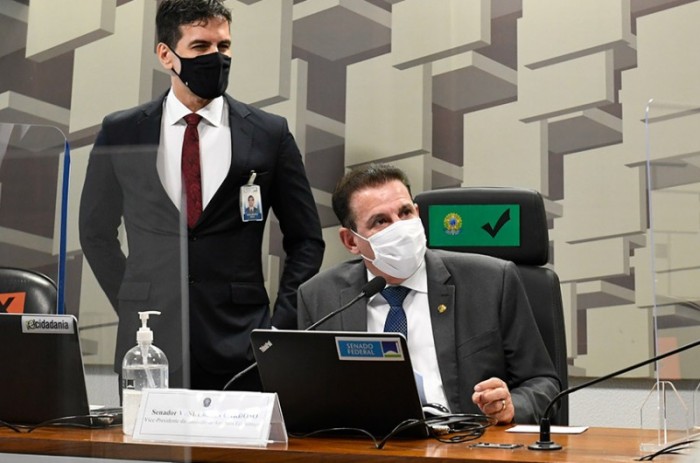 Relator, Vanderlan Cardoso defendeu aprovação do projeto na reunião da CAE, conduzida por ele - Roque de Sá/Agência Senado