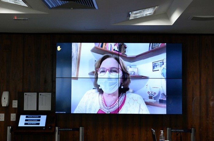 A senadora Zenaide Maia (PROS-RN) leu o relatório na reunião e afirmou que o projeto é uma ferramenta de empoderamento feminino - Roque de Sá/Agência Senado