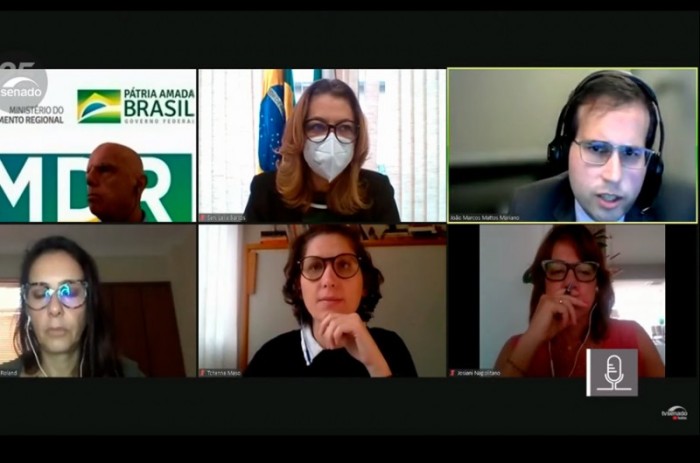 A relatora e requerente da audiência, Leila Barros (Cidadania-DF) disse que ficou evidente a necessidade de se promover segurança jurídica às populações atingidas por barragens - Reprodução/Tv Senado