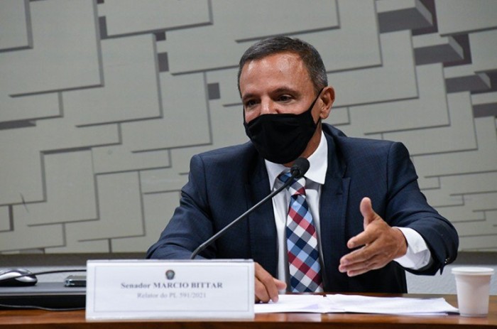 O senador Marcio Bittar é o relator do projeto - Roque de Sá/Agência Senado