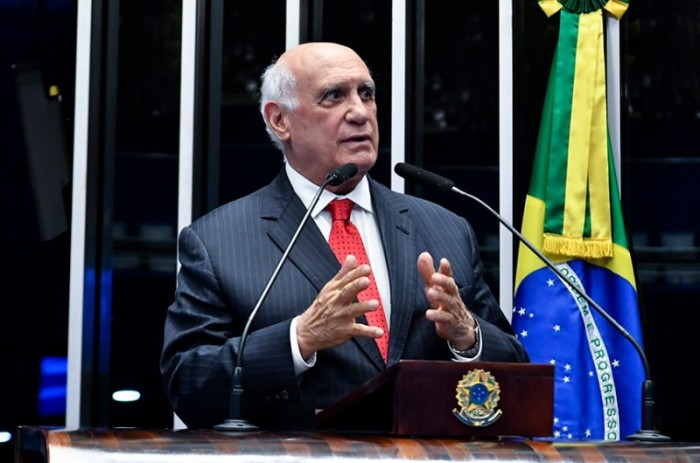 O senador Lasier Martins (Podemos-RS) informou que o Rio Grande do Sul é o maior produtor do país - Waldemir Barreto/Agência Senado