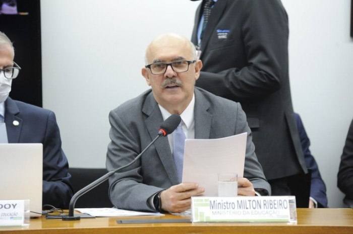 Milton Ribeiro voltou a criticar Paulo Freire na audiência - (Foto: Gustavo Sales/Câmara dos Deputados)