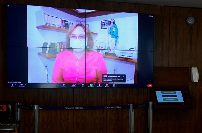 A senadora Zenaide Maia (Pros-RN) solicitou o debate sobre tratamento de câncer de mama no SUS - Pedro França/Agência Senado