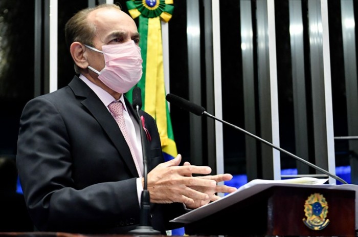 O senador Marcelo Castro (MDB-PI) defendeu a aprovação pelo Senado do projeto que altera regras do Imposto de Renda, já aprovado pela Câmara dos Deputados - Waldemir Barreto/Agência Senado