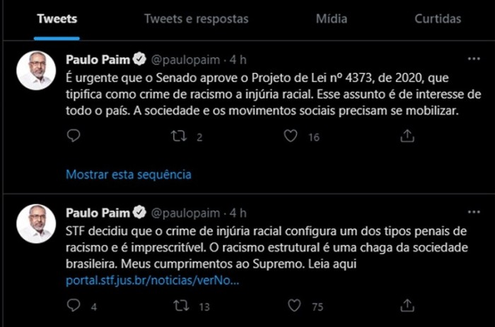 Reprodução/Agência Senado